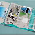 Product brochure spread by OneCity