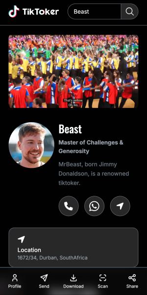 A HelloVcard built on the short video theme